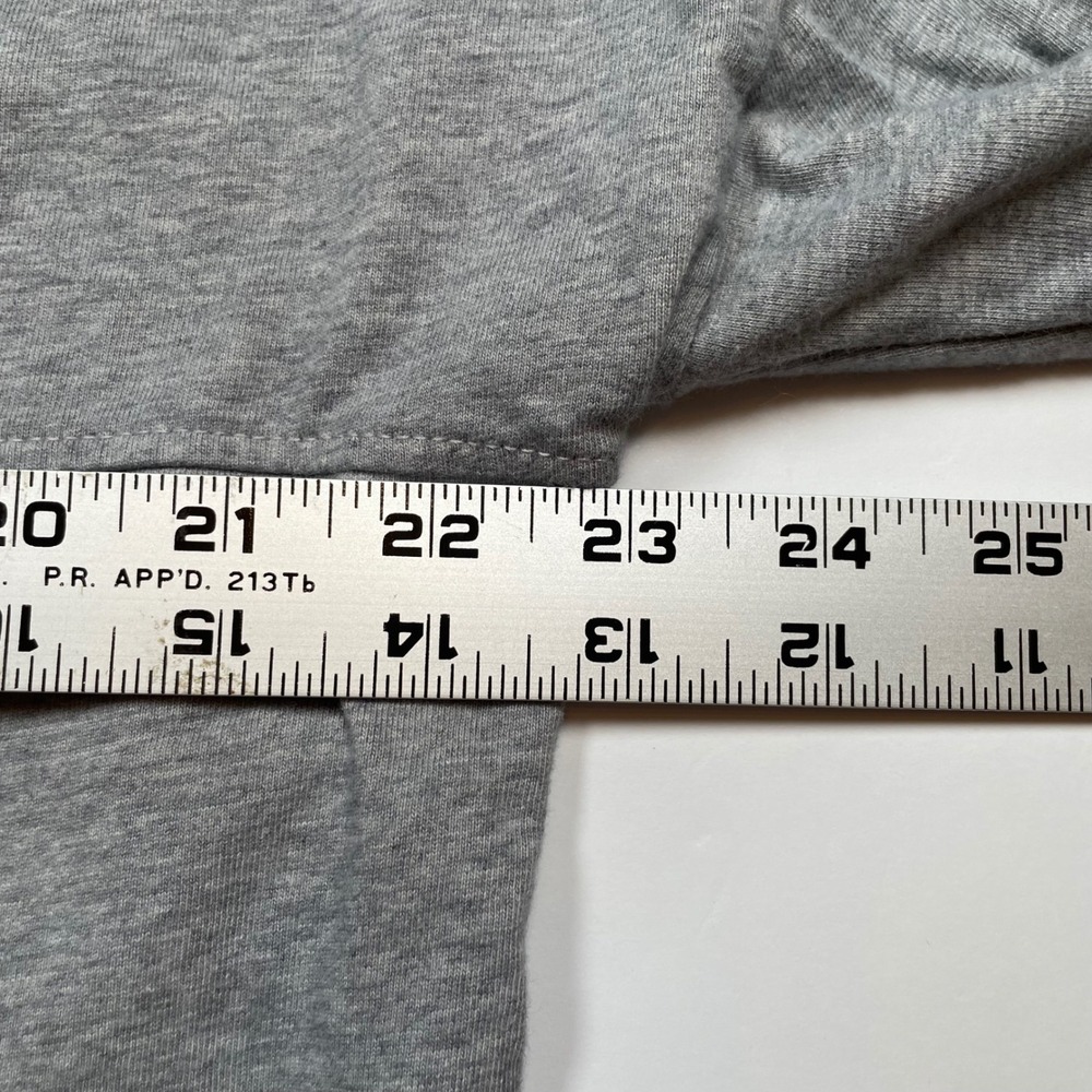 Ariat Mens XL Gray Long Sleeve Bison Graphic T-Shirt Oversize Fit Western Logo - Picture 6 of 10